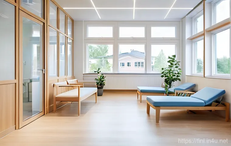 핀란드 의료 서비스 리뷰 - Image Prompt 1: Finnish Universal Healthcare – A Sense of Secure Community**